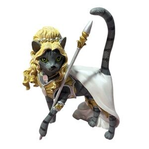 The Hamilton Collection Divine Feline Athena Goddess Cat collectible figurine